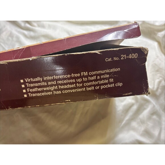 Realistic 21-400 Voice-Operated Two-Way Communication System Radio - Tested - Picture 12 of 16